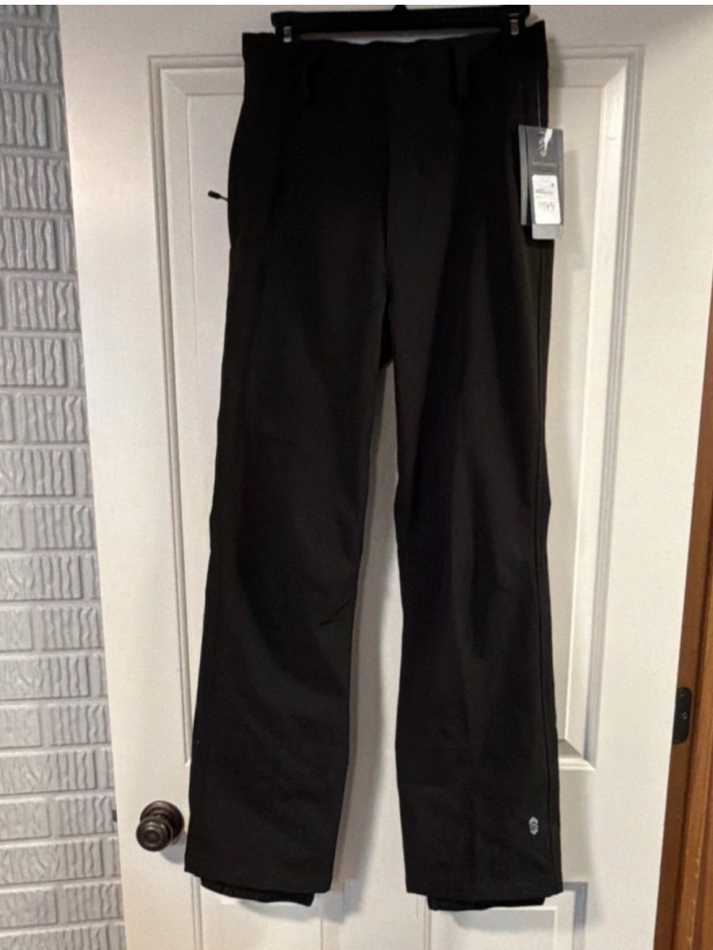 NWT Free Country Ascend Softshell Pants Mens Small Black Water Resistant